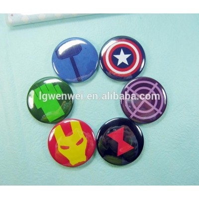 Cheap Metal Button Badge/ Mirror Button Badge Pin/ Wholesale Custom Tin Badge