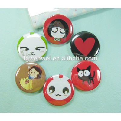 hot promotional with custom logo tin button badge