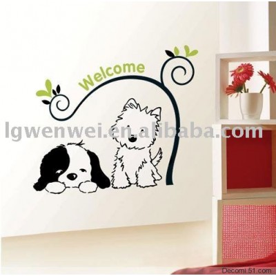 Dog Design Vinyl wall sticker